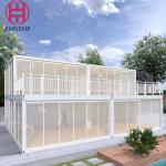Zontop China 20ft Luxury Model Houses Ready Prefab House Shipping Modular Homes