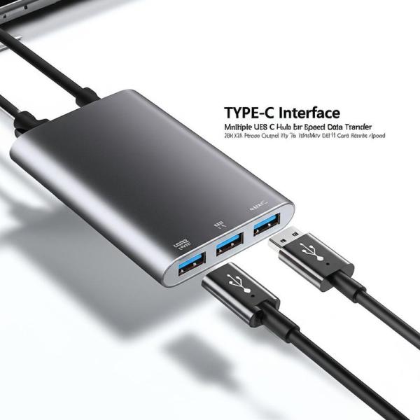 China TYPE-C Interface Multiple USB C Hub for Speed Data Transfer 20V/5A Power Output Up To 104MB/s Sd/Tf Card Reader Speed factory