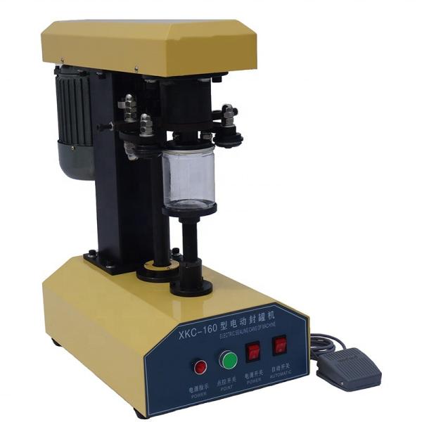 China Metal Packaging Material Semi-Auto Seaming Tin Can Machine DQ-160 with Online Support factory