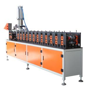 China 2.2KW Bag Filter Outer Frame Forming Machine Galvanized Coil HVAC Air Filter Type factory
