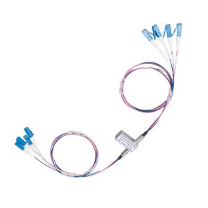 China Dual 2x2 Bypass Optical Switch Wavelength 1260nm To 1620nm SM Fiber Network Switch factory