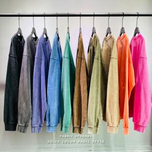 China Custom Logo Sweat Shirt Blank Plain Shirt Oversized Shirts for Men factory