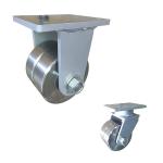 10x2 Inch Forged Steel Super Heavy Duty Casters Solid Twin Wheel Double Ball