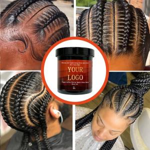 China African Hair Moisturizing Twists Hair Styling Gloss Gel Edge Control No Flaking Strong Hold 16oz Braid Gel factory