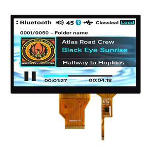 50pin RGB Interface TFT 7 Inch Display IPS TFT Touchscreen With 800*480