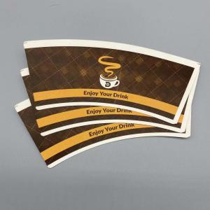 China Compostable 6.5OZ Cup Stock Paper Waterproof Coated Food Grade factory