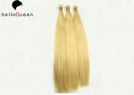 Long Lasting 613# Golden Blonde Flat Tip Hair Extensions With Full Ending