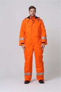 China 350gsm Orange Flame Proof Overalls factory