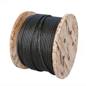 China Steel Wire Rope 6x12 FC Non-Alloy Bright Line Contacted Ungalvanized Strand factory