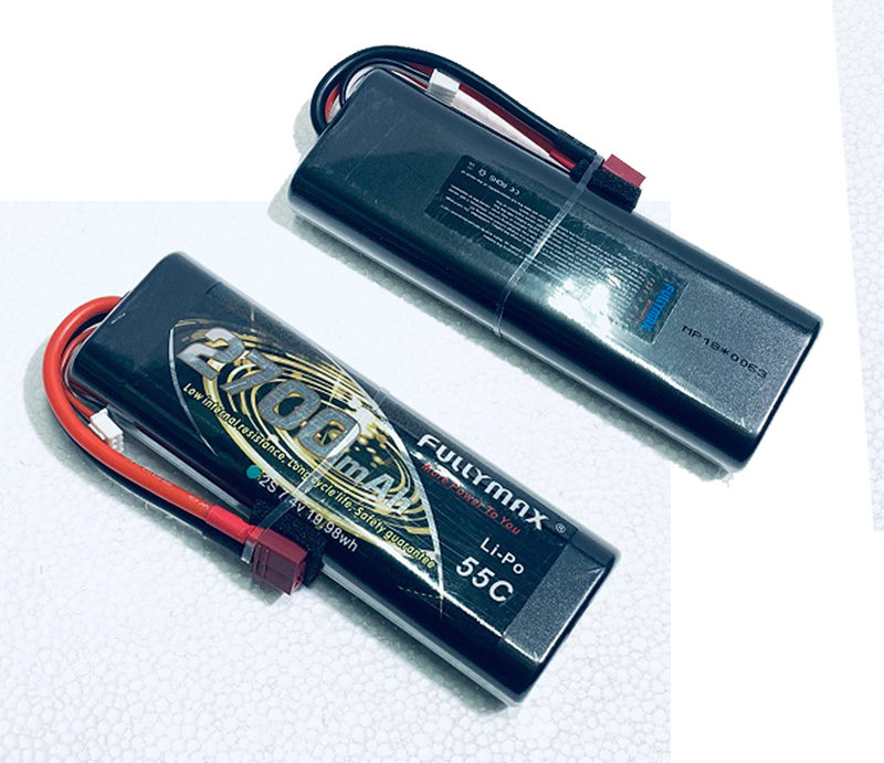 Lipo 2s 2700mah 55C 2s Rc Battery 7.4v Model Airplane Batteries Fullymax Lipo Battery
