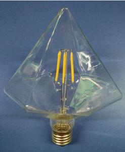 China diamond led filament light bulbs factory