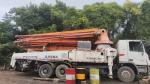 Good Condition 2013 Orange Zoomlion 43m Concrete Pump Benz Truck Feeding Height
