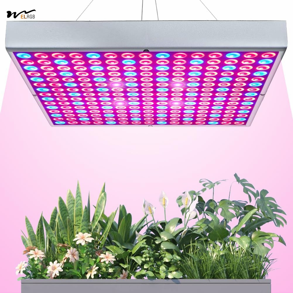 Grow Light Room 75W LED Plant Growth Lamp 225 LEDs UV IR Red Blue Full Spectrum Bulb Panel