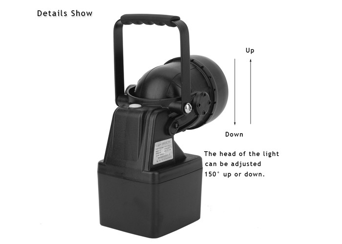 Intrinsically Safe Explosion Proof LED Work Light 1080Lm Adjustable Lamp Head