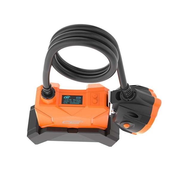 China KL8LM Rechargeable LED Mining Headlamp 25000Lux IP68 Waterproof Cap Lamp LED Helmet Lamp factory