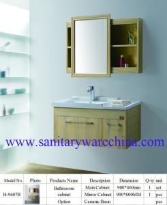 China Modern Alunimun bathroom cabinet / aluminum alloy bathroom cabinet/Mirror Cabinet /H-9607B factory
