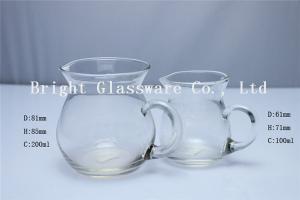 China glass teapot with handle/ glass wine decanter for wholesale factory