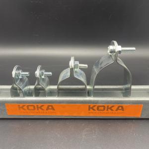 China Hot Dip Galvanized 1-1/4'' 1/2'' Strut Pipe Clamps factory