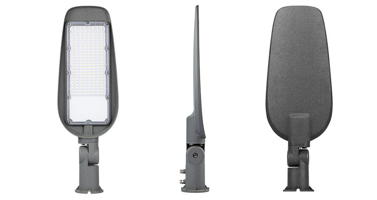 SMD Integrated Outdoor LED Street Lights 150w Modular Smart All In One With Pole
