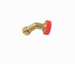 Lead Free 45 Degree Brass Hose Elbow Garden Using 3/4NH-11.5