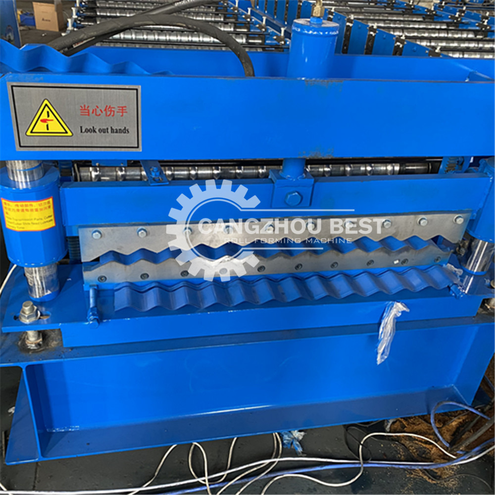 Stable 850mm 3kw Corrugated Roof Sheet Making Machine