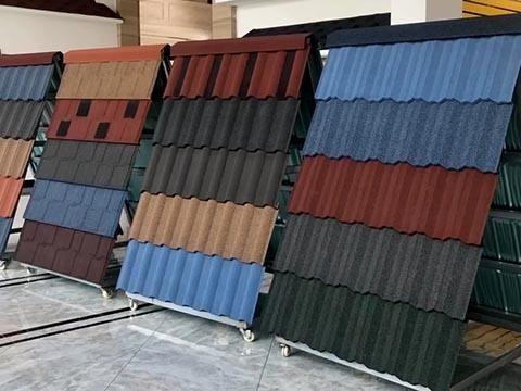 Villas Roof Classical Tile Shingle Tile Top Roof Tile Color Stone Coated Bond
