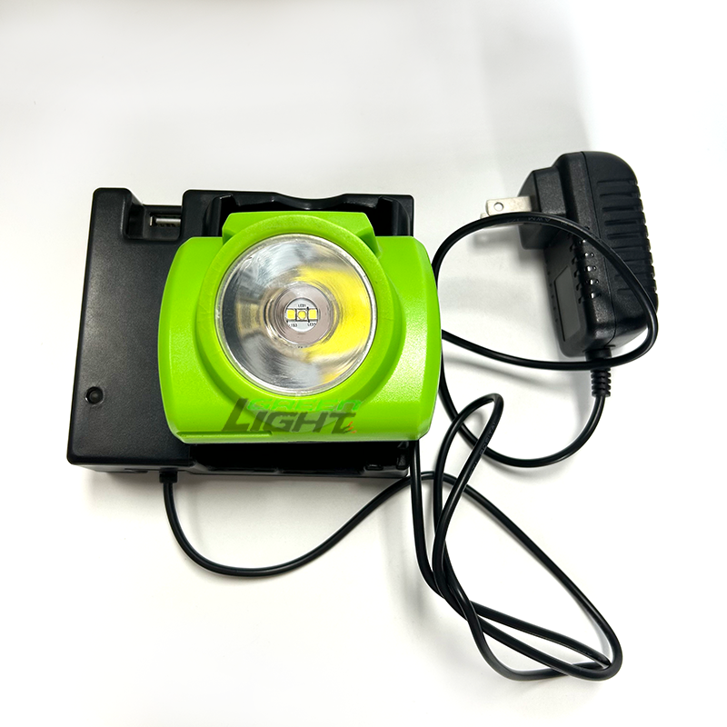 GLC-6 Cordless Mining Cap Lamp 25000Lux IP68 Waterproof 15hr Runtime