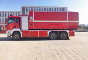 China Qc300 Fire Water Commercial Cab Fire Truck Palfinger 10500mm 20t factory