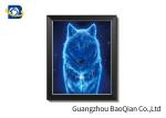 Framed Lenticular Flip 3D Painting Wall Decoration Wolf Pattern 0.6MM Thickness