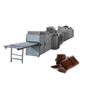 China One Shot 100kg/Hour Chocolate Bar Making Machine factory