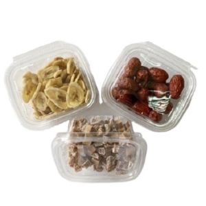 China Food Packaging Completely Seals Inhibit Tampering Clamshell Container factory