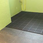 Anti Slip Rubber Grating For Horse Shower 24" X 36" Black Hollow Rubber Mats
