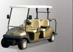 Champagne Color 4 Seater Golf Cart Electric Vehicles With 3.7kw KDS Motor