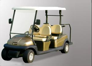 China Champagne Color 4 Seater Golf Cart Electric Vehicles With 3.7kw KDS Motor factory