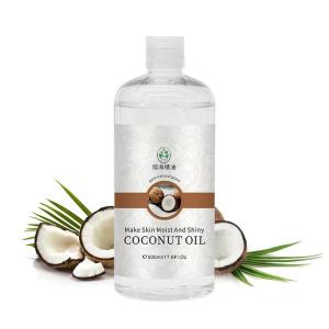 China 500ML Virgin Organic Cold Pressed Coconut Oil Colorless For Handmade Soap factory