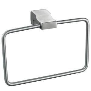 China Square Bathroom Towel Rings Hand Towel Holder Metal Gray Sus304 Stainless Steel factory