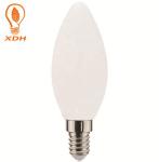 B35 C35 LED Filament Bulb Milky , Decoration Dimmable LED Candle Bulbs 4W 110V
