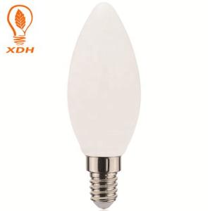 China B35 C35 LED Filament Bulb Milky , Decoration Dimmable LED Candle Bulbs 4W 110V 240V factory