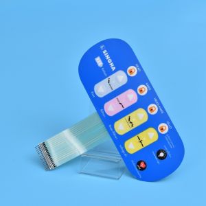 PET Custom Membrane Keypad , Silk Printing Tactile Membrane Switch