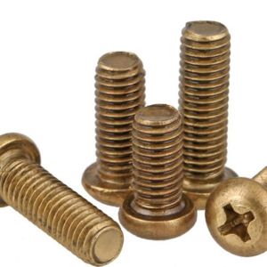 China DIN7985 Brass Phillips Cross Recessed Round Pan Head Machine Screw factory