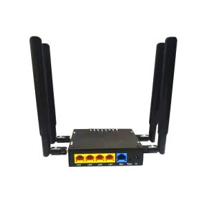 China Black 4g Lte Wifi Router 300Mbps Chip MT7620A With Sim Card Slot factory