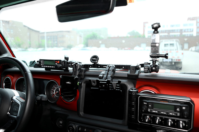 High- Multi-Function Telescopic Rod Car Mobile Phone Bracket for Jeep Wrangler JL JK