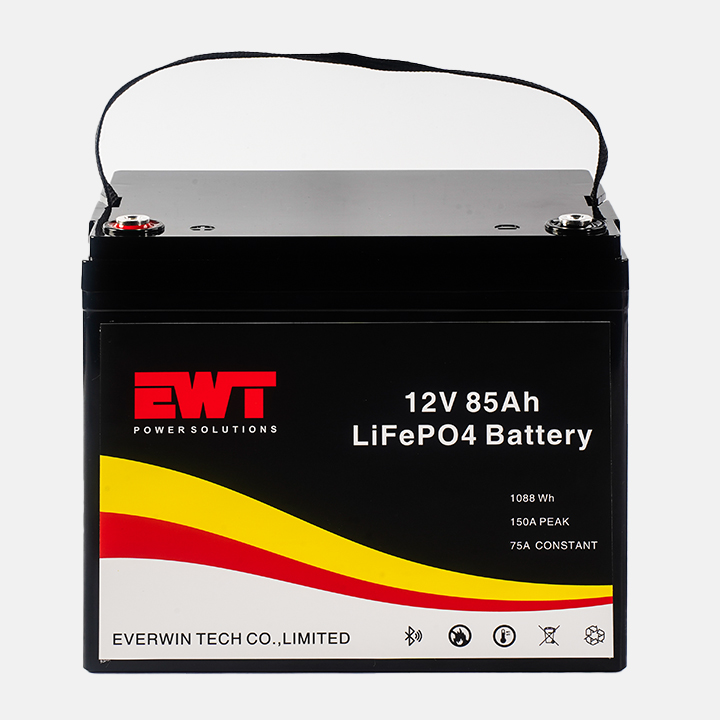 Rechargeable Lithium Iron Phosphate Battery 12.8V 85Ah LiFePO4 Lithium ion LFP Battery