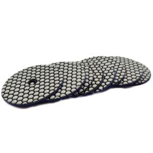 China OEM Support 125mm Resin Bond Diamond Flexible Dry Polishing Pad for Granite Marble factory