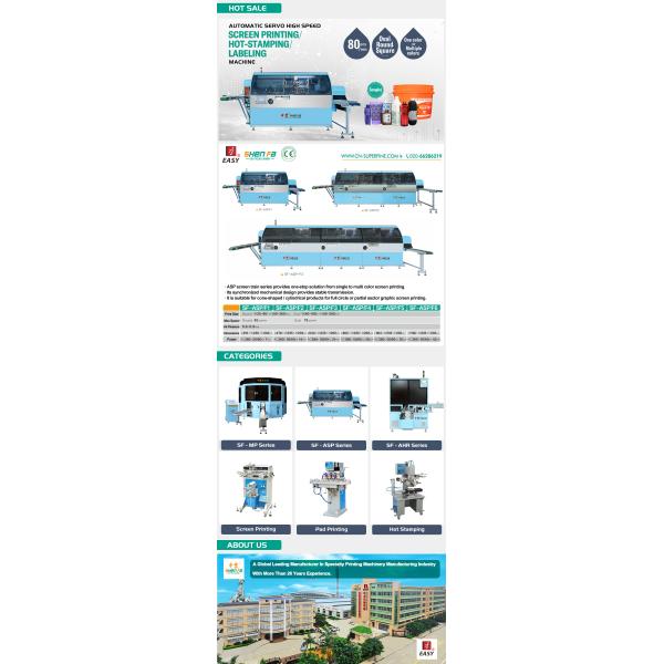 Semi-Automatic Screen Printer for Bottles Cups Glass 220V SF-400
