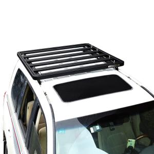 China Car Roof Carrier Universal 4X4 Land Cruiser LC200 Short Roof Luggages Rack for Toyota factory