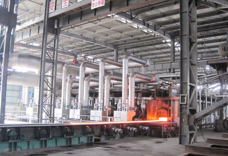 Steel Bar Rolling Mill Reheating Furnace , Steel Billet Heating Furnace