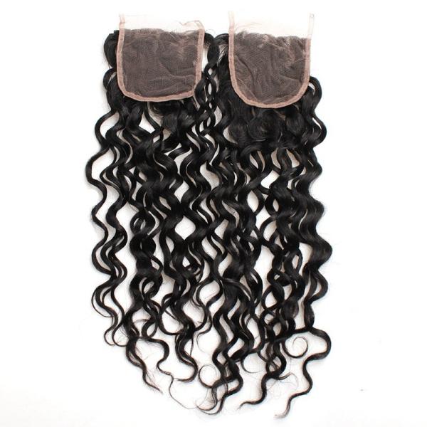 8" to 20" Malaysian Natural Wave Lace Closure 100% Real Virgin Human Hair