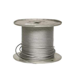 China Stainless Steel Wire Rope 3mm 1/8&quot; Stainless Stranded Wire 1x19 Cable Railing Solution factory