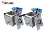 3.3kw Commercial Kitchen Cooking Equipment Fast Food Shop 12L Oil Tank Electric